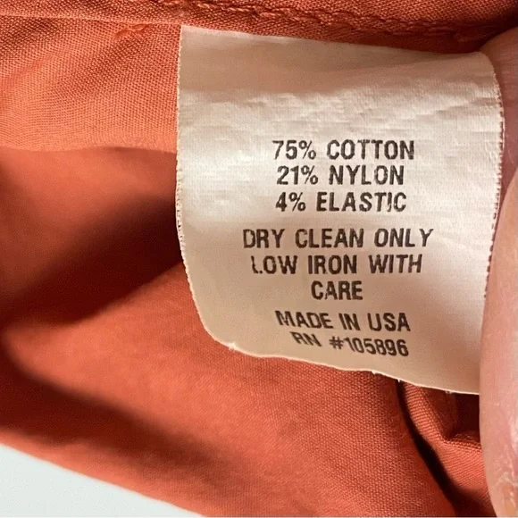 Vintage Upcycled Jacket Womens Size Large Handmade Stencil Floral Orange Brown - Picture 10 of 16